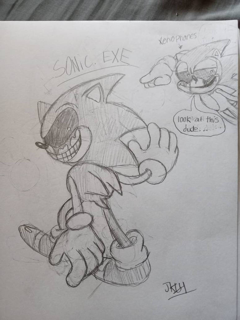 Sonic.EXE Posing by JayKay64 on DeviantArt