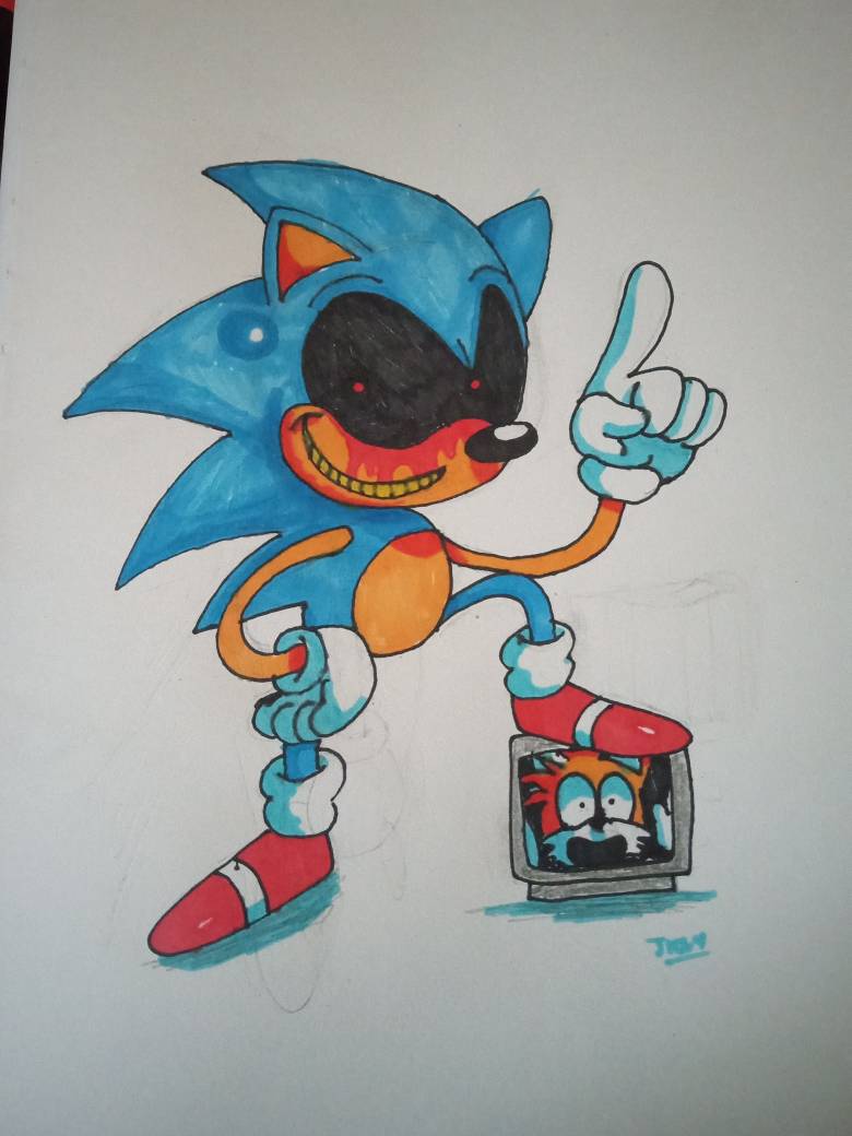 Sonic.EXE by JayKay64 on DeviantArt