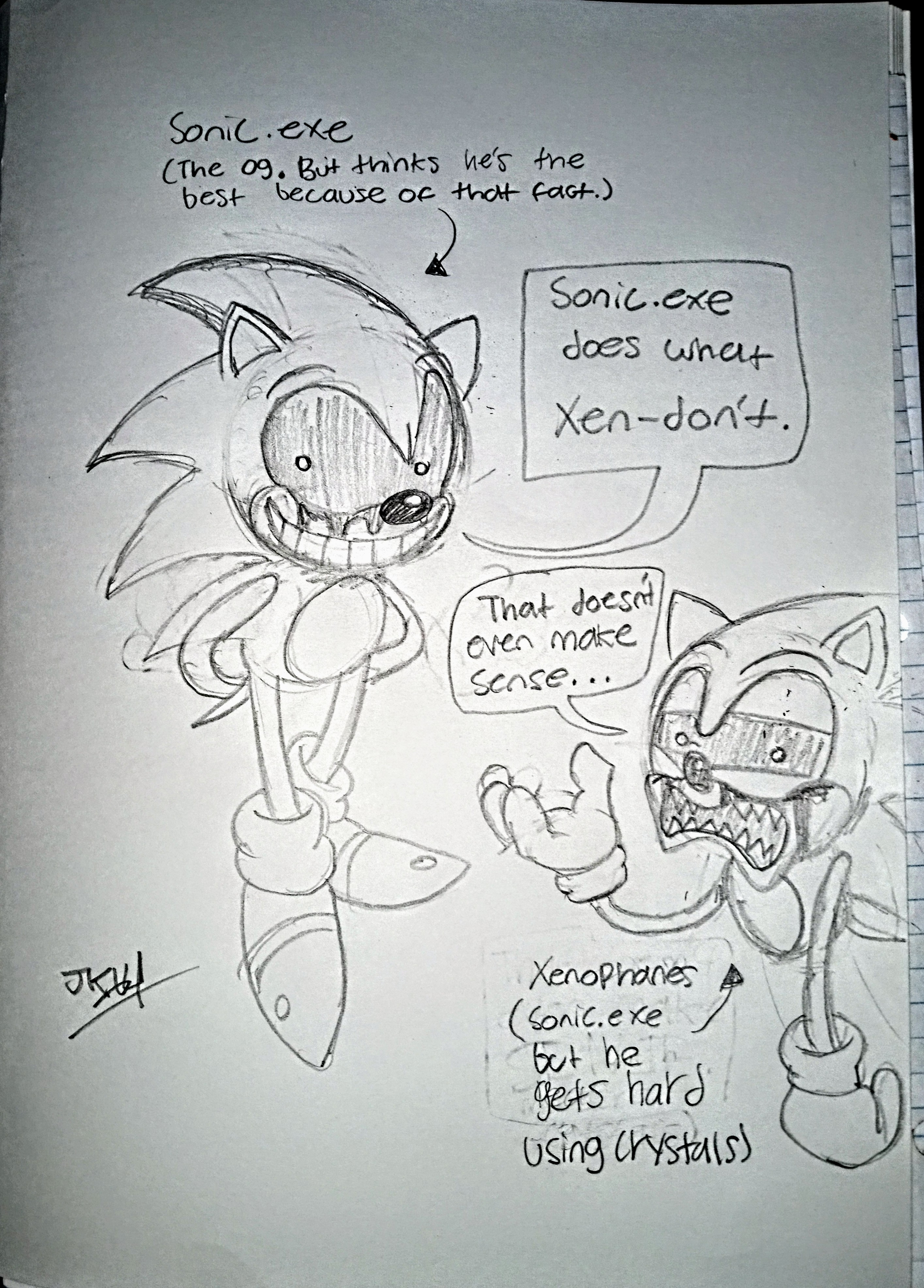 Sonic.EXE (OG) but his forms in each song by JayKay64 on DeviantArt