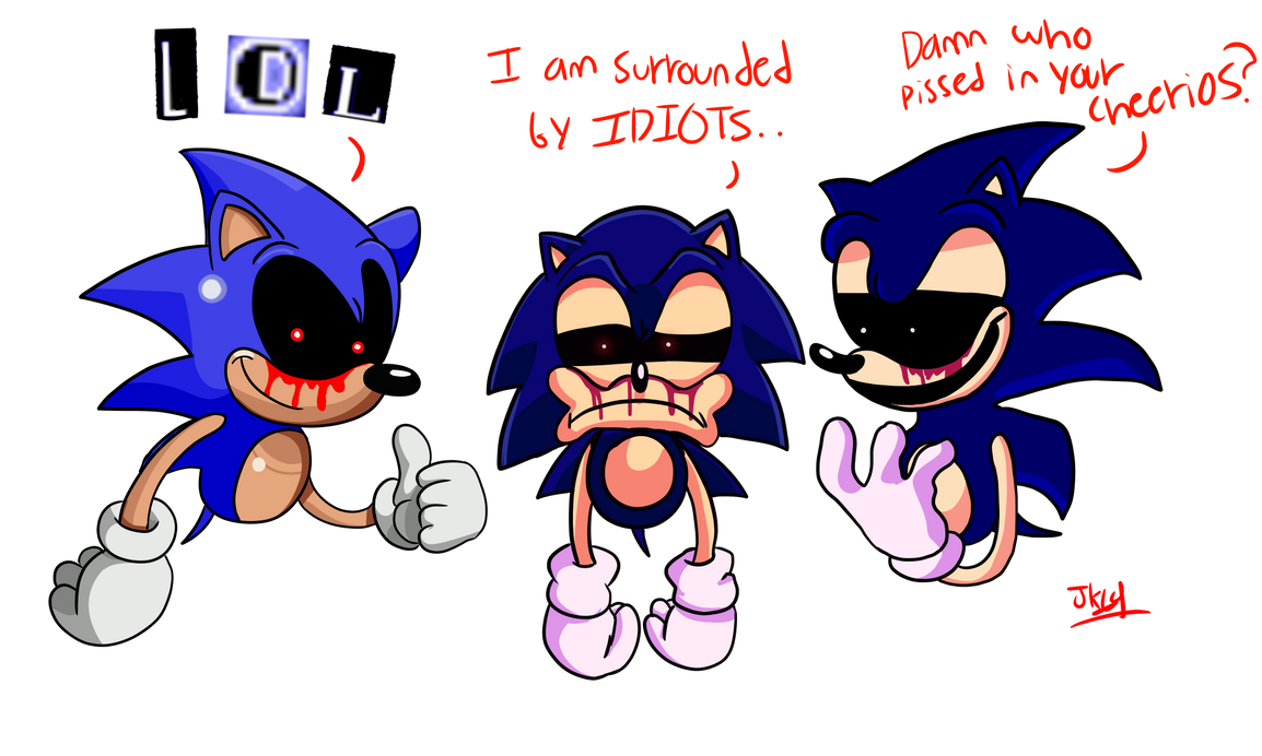 Sonic.EXE Trio by JayKay64 on DeviantArt Sonic.EXE Trio by JayKay64 on DeviantArt