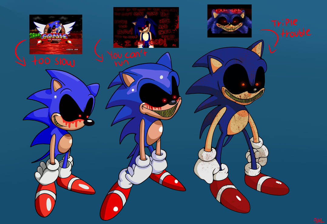 Sonic.exe sprites (based on the I AM GOD screen) : r/sonicexes