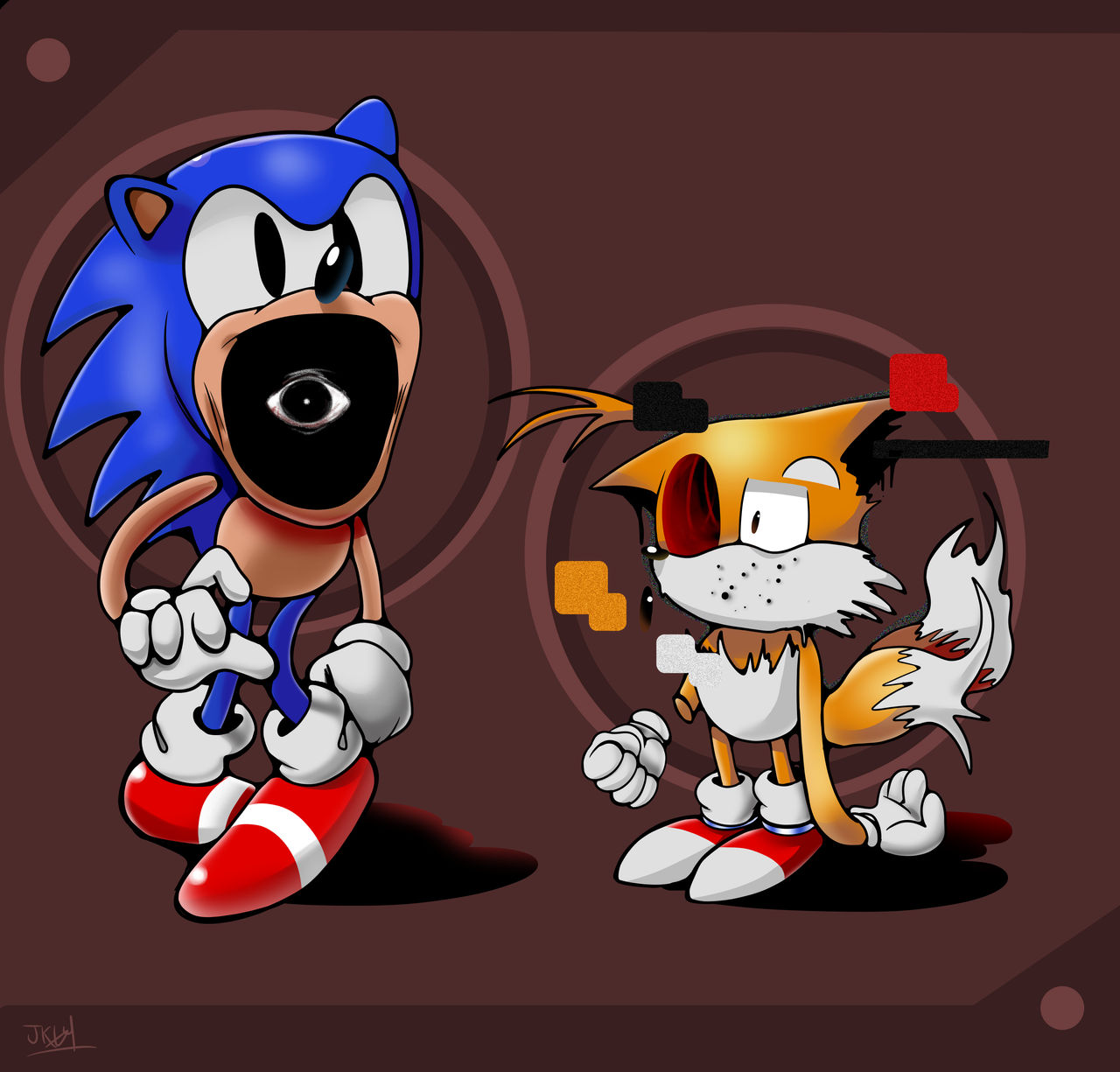 Sonic.EXE Trio by JayKay64 on DeviantArt