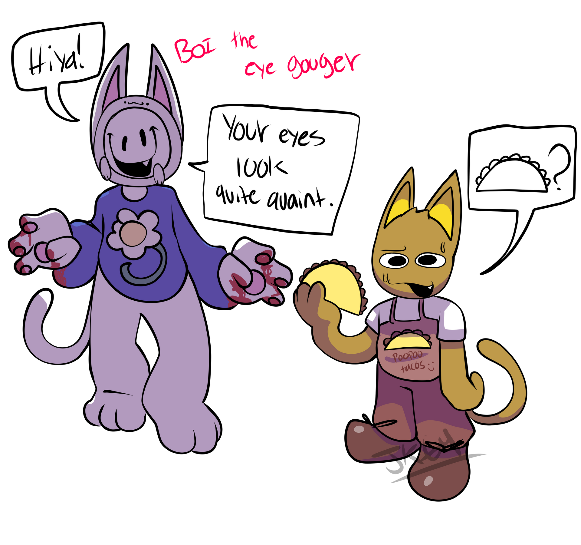 Poopoo and Boi Swapped by JayKay64 on DeviantArt