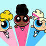 Shanae Suzy and Harriet are Powerpuff girls