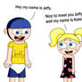 Katelyn meets Jeffy