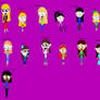 Cartoon cartoon girls Mother's day