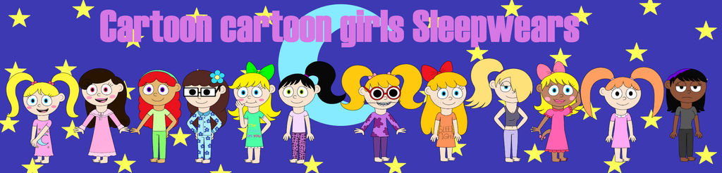 Cartoon cartoon girls Sleepwears