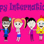 Cartoon cartoon girls Women's Day