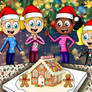 Shanae and Friends Gingerbread house