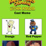 Annoying Orange Kitchen Intruder cast meme