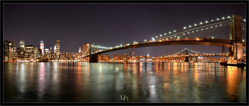 Brooklyn Bridge - Panorama by hmdll