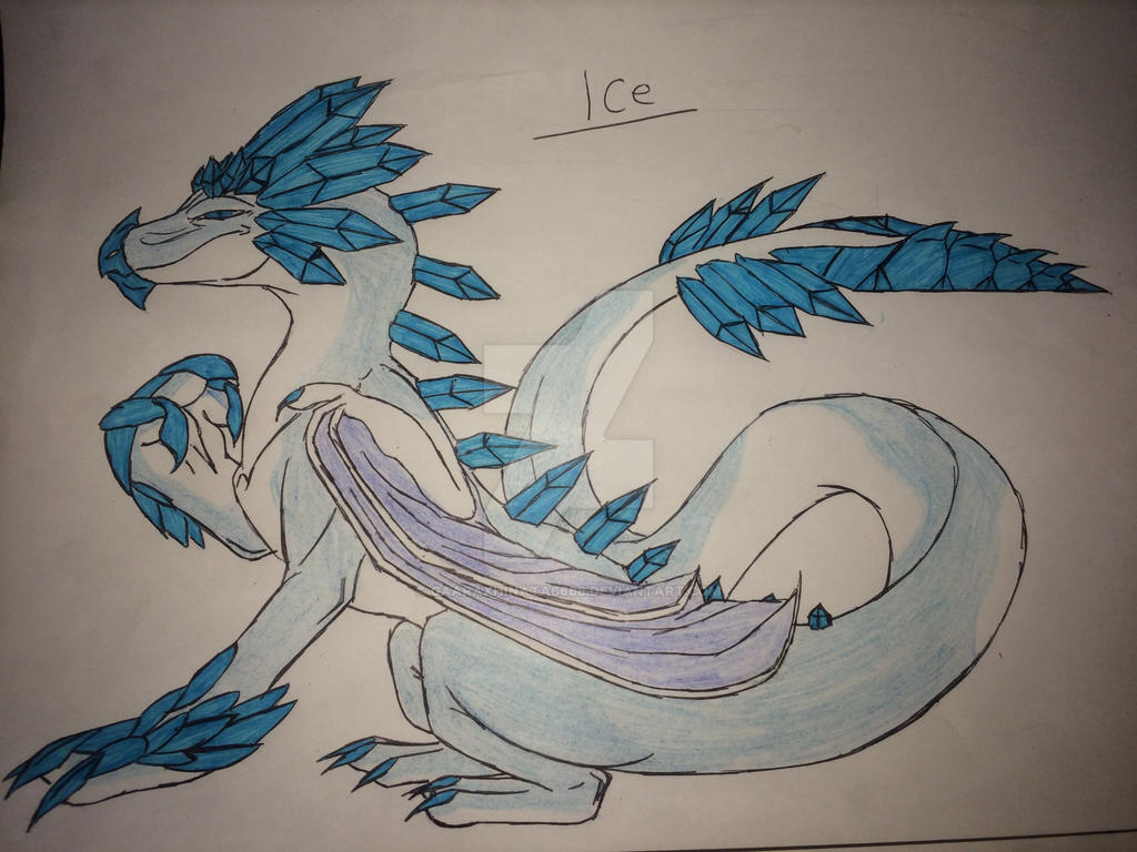 Ice Dragon by GaaraxHinata6666 on DeviantArt
