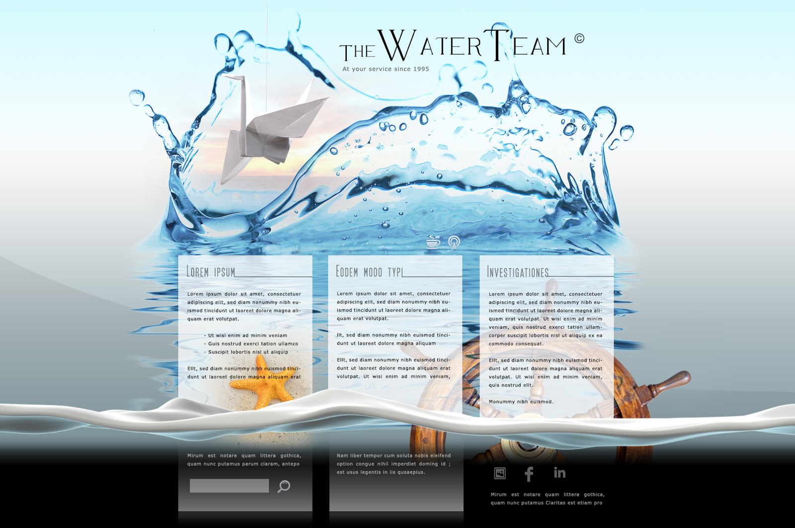 Water Team template