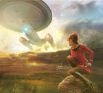 Enterprise beam me up! by cylonka