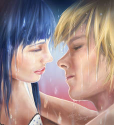 In the rain