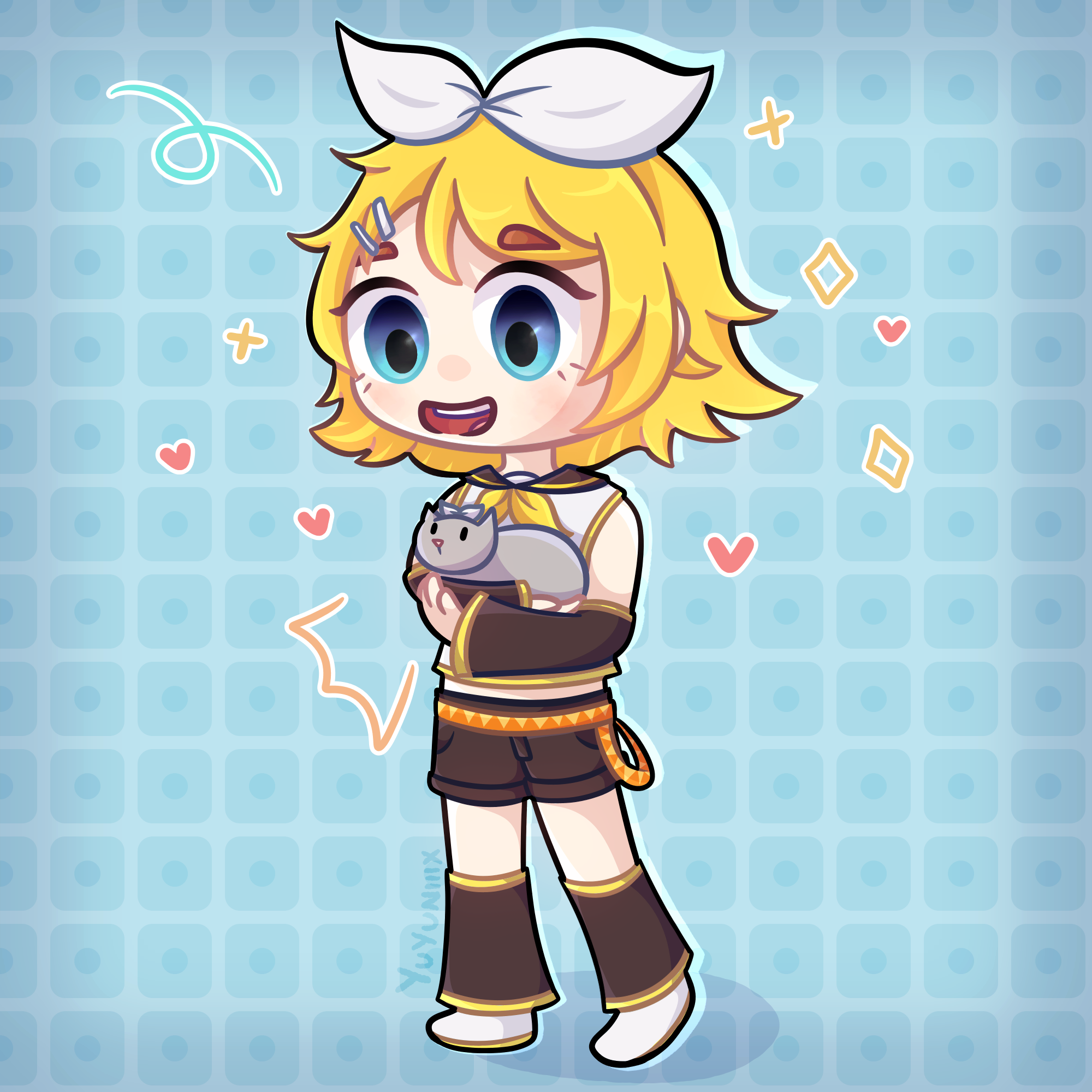 Chibi Rin Fanarrt Chibi Rin by Yuyunii on DeviantArt