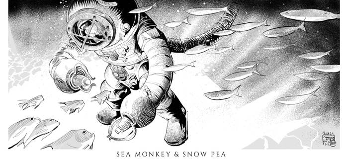 Kenny Wong's Sea Monkey and Snow Pea