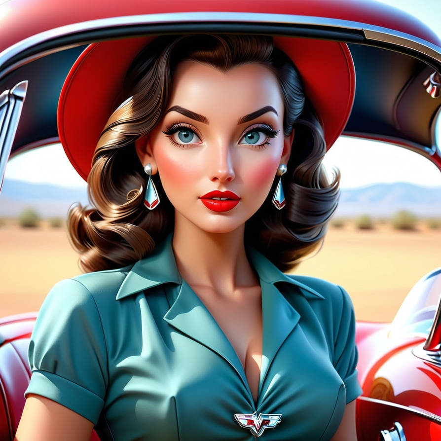 Deviantart Woman Car Classic Cars and Women 22225 (3) by ArtistSteve on DeviantArt