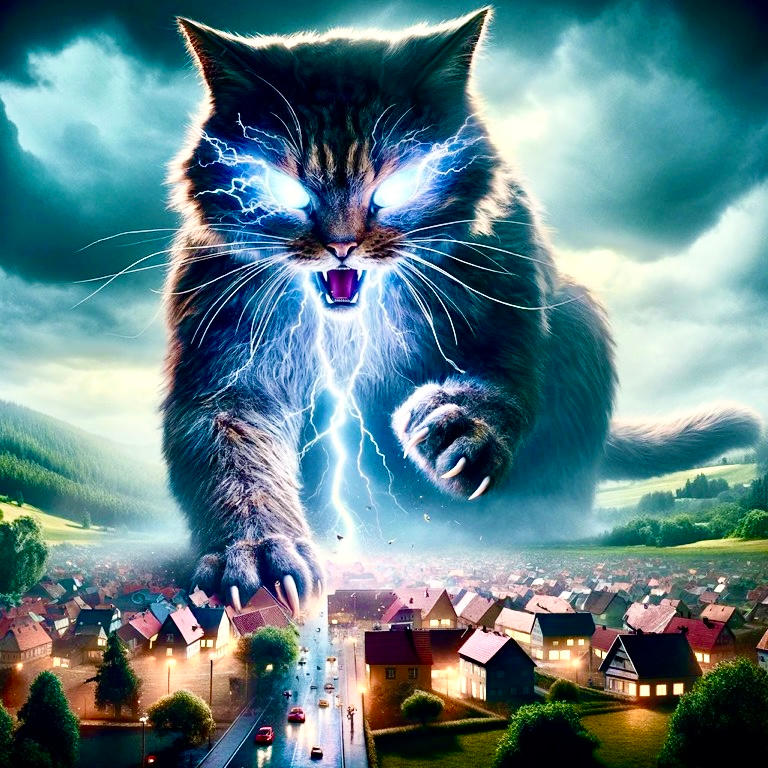 Catzilla! by rbaker923 on DeviantArt
