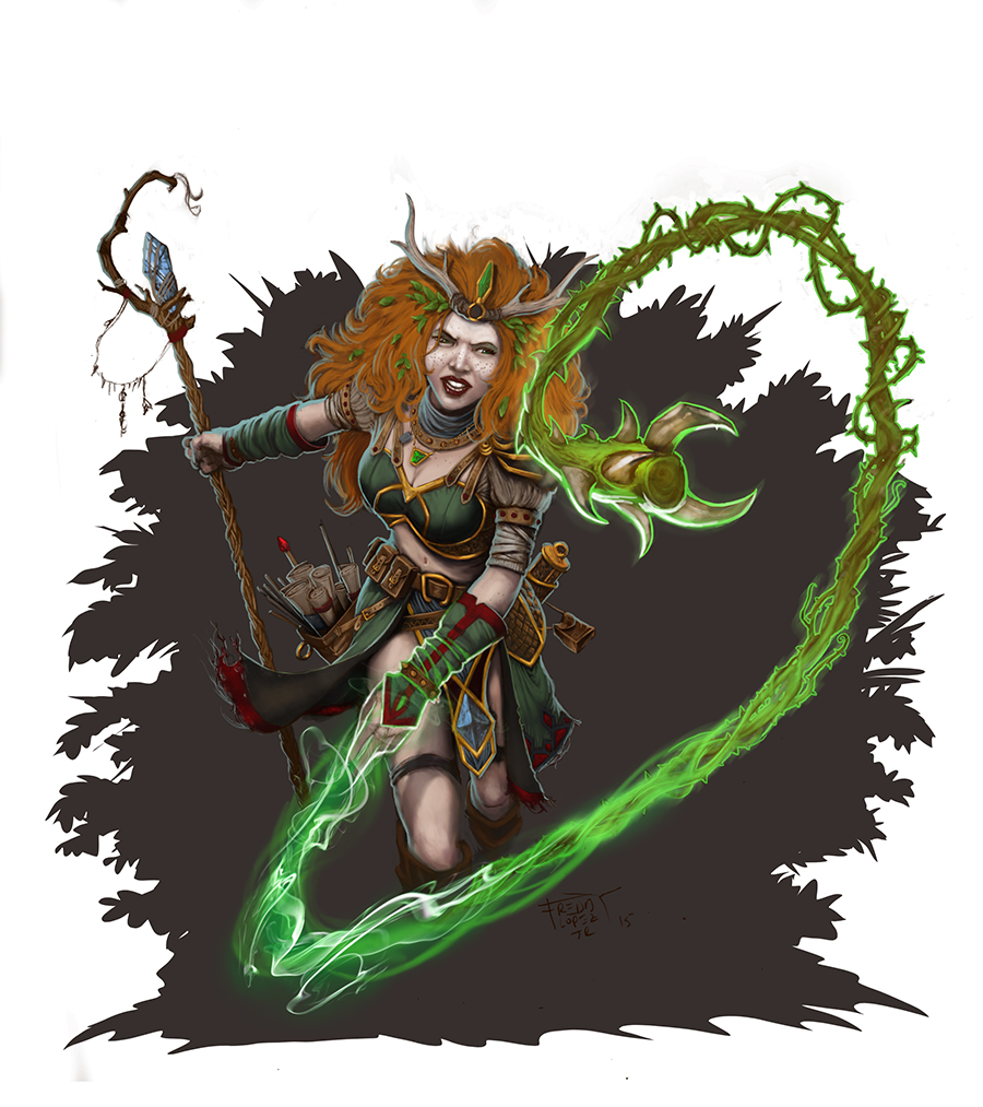 Druid Spell: Thorn Whip