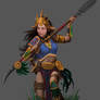 TALOC: Female mayan warrior