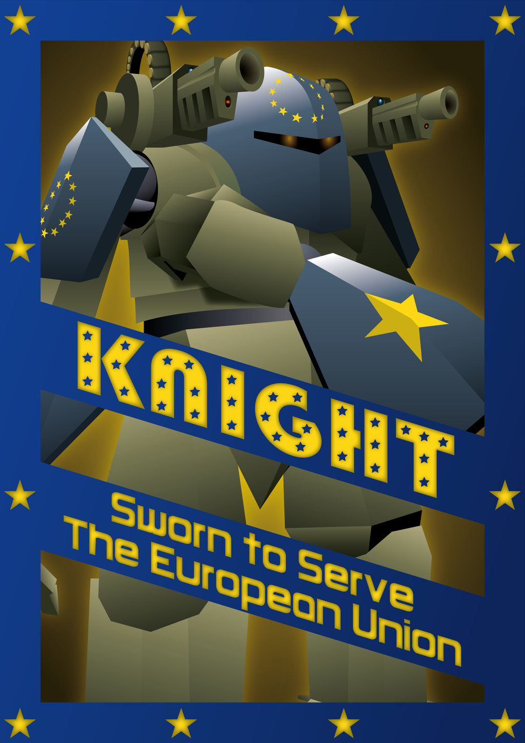 KNIGHT robot poster by hannoth on DeviantArt