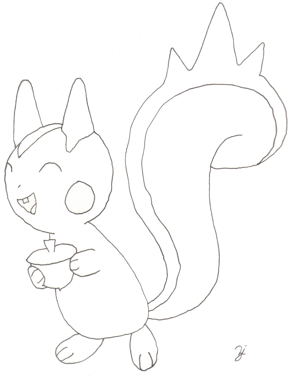 Pachirisu by Zichqec on DeviantArt