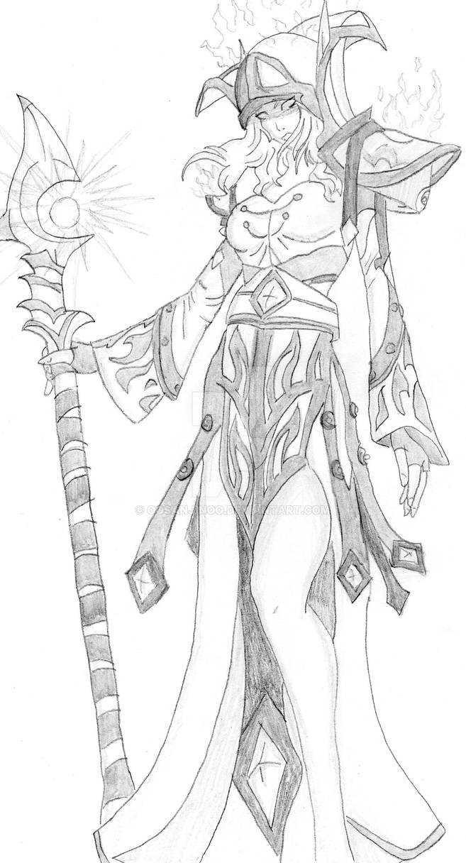 Bloodelf Priest by OoSanjinoO on DeviantArt