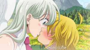 Nnt - Meliodas and Elizabeth Surprise Kiss