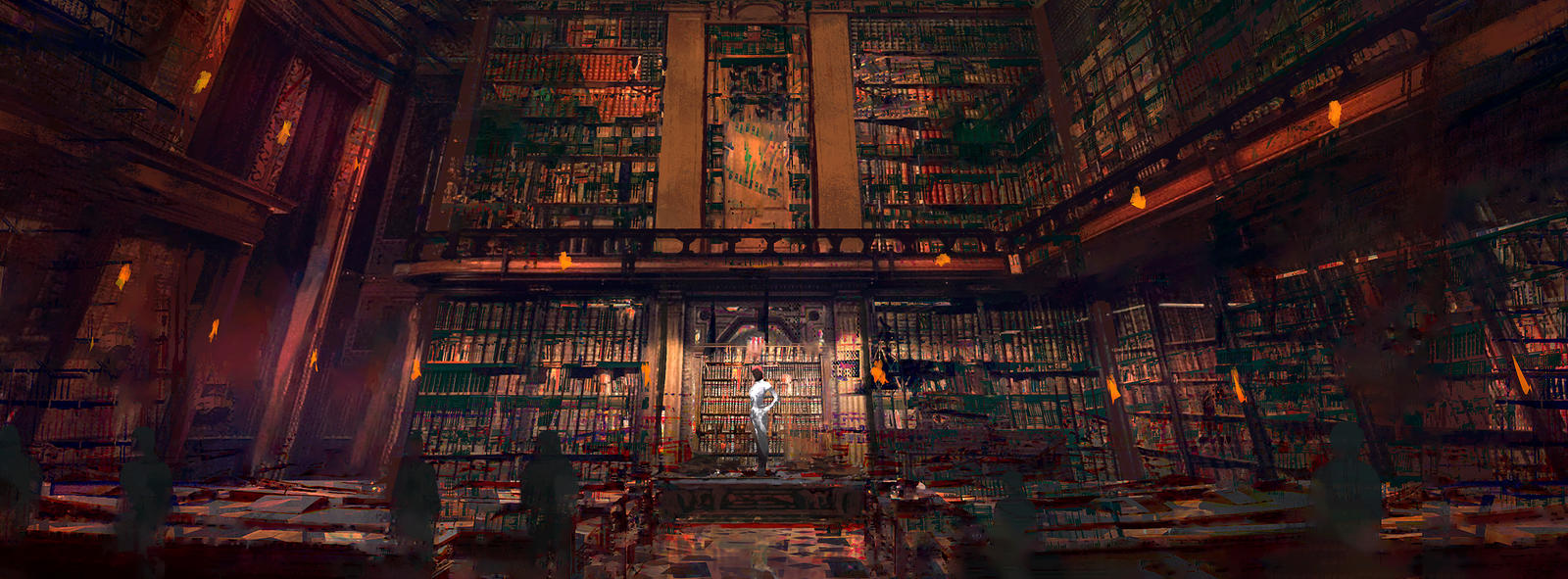 Fantasy Film, Library Interior 2 by mastrman on DeviantArt