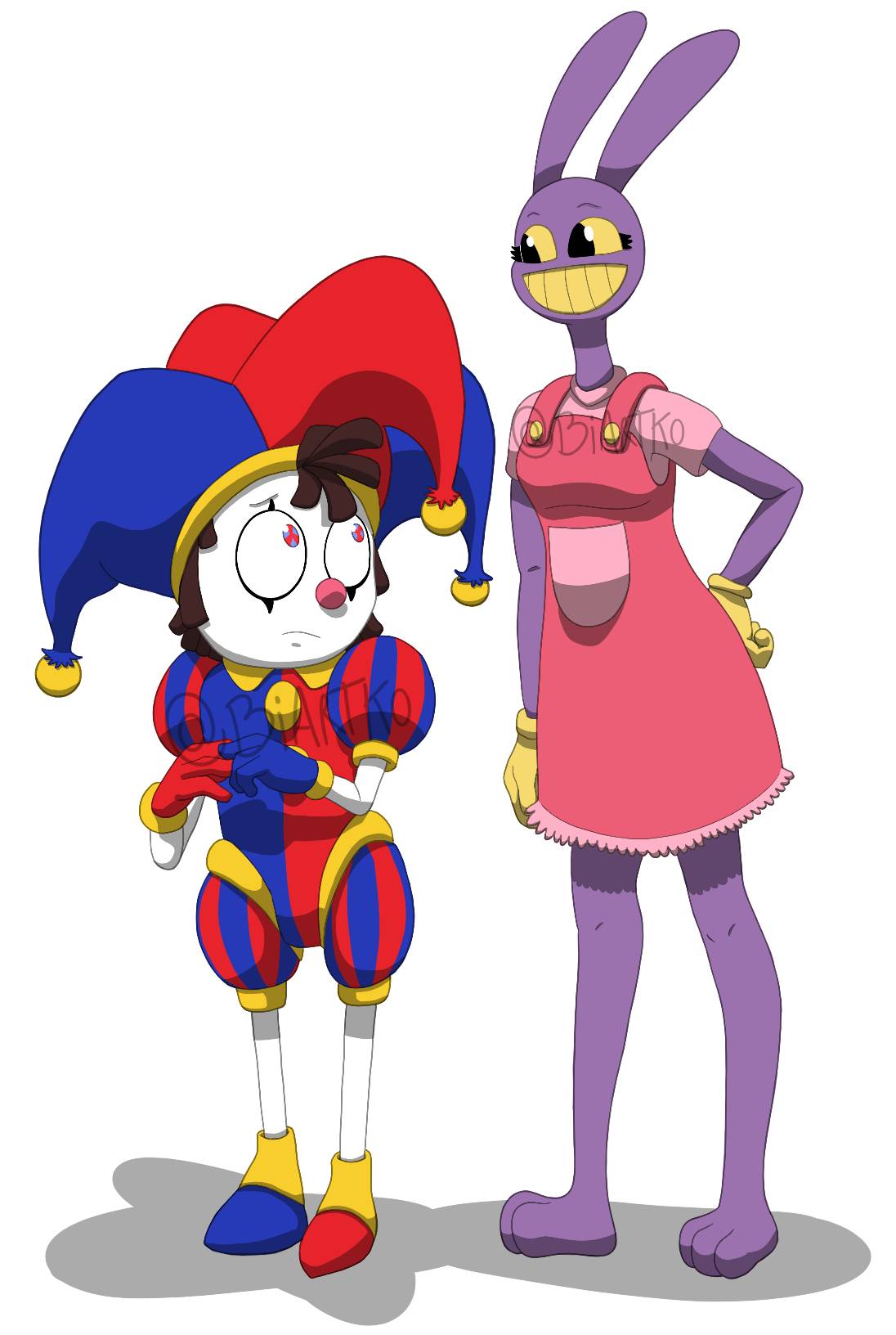 The Amazing Digital Circus (gender swap) by BiArtKo on DeviantArt