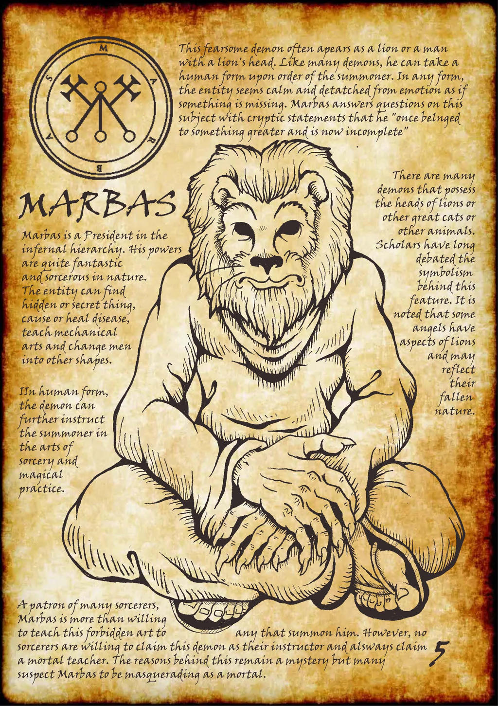 Marbasl Module DEMON ART CHALLENGE - 5 - Marbas by Eggplantm on DeviantArt