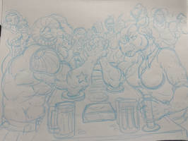 Arm wrestling sketch