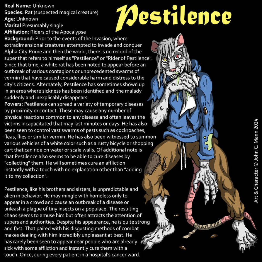 Apocalypse Rider Pestilence by Eggplantm on DeviantArt