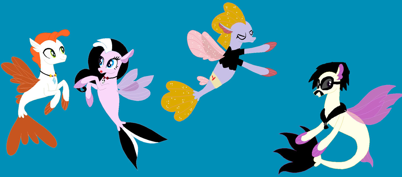 Seapony Inseparable Trio by QueenOfBurtonia1999 on DeviantArt