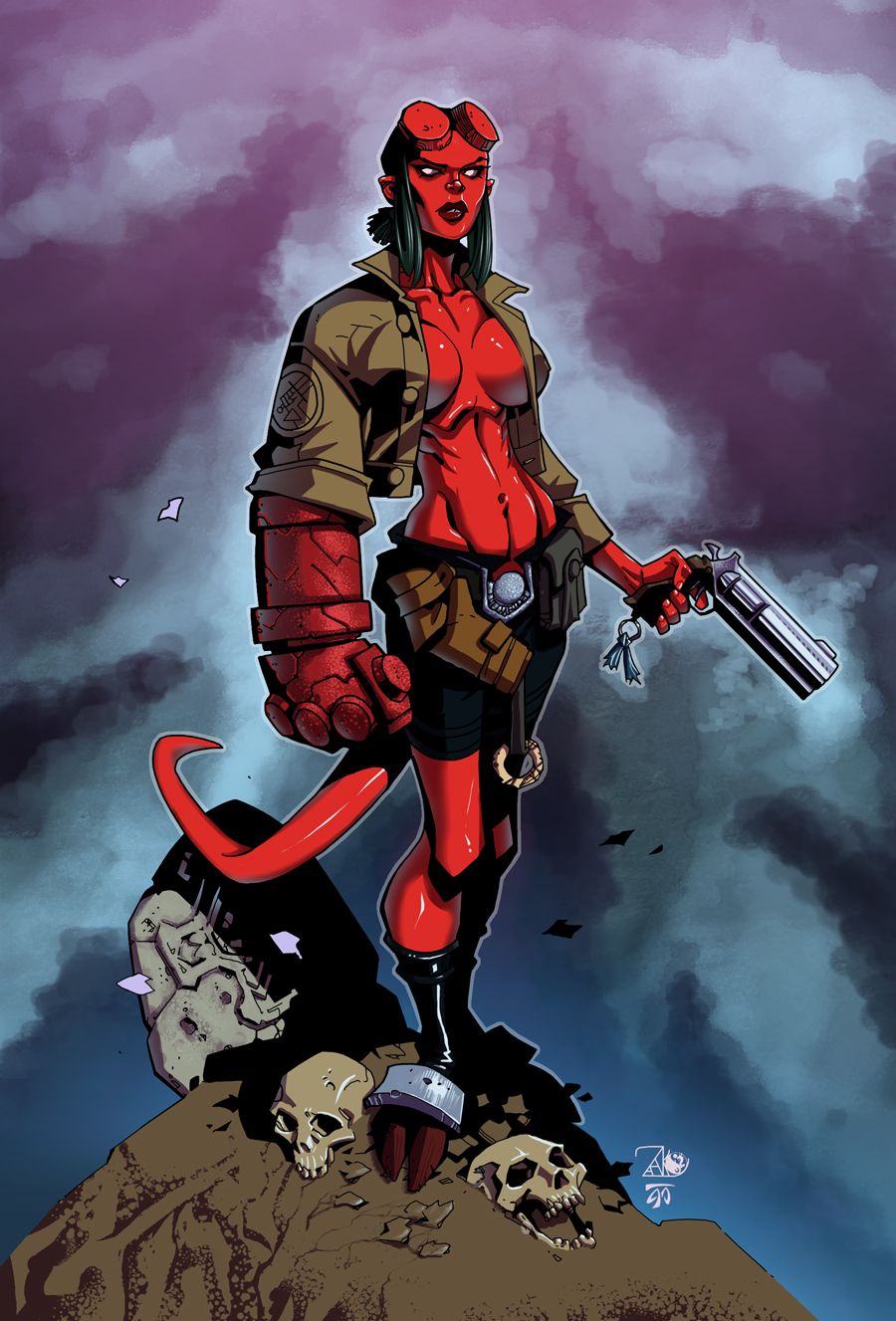 Hellgirl by Randy Green/Izaak Wilson - Colors