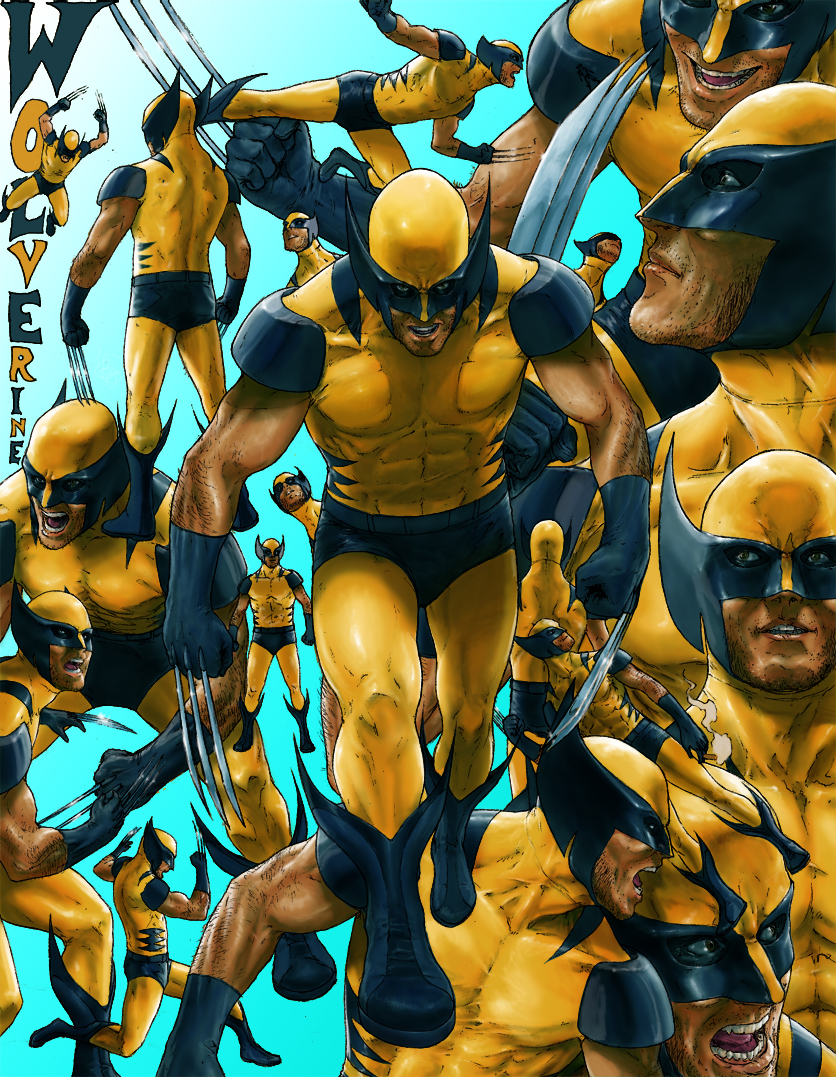 Wolverine Sketchsheet Colored