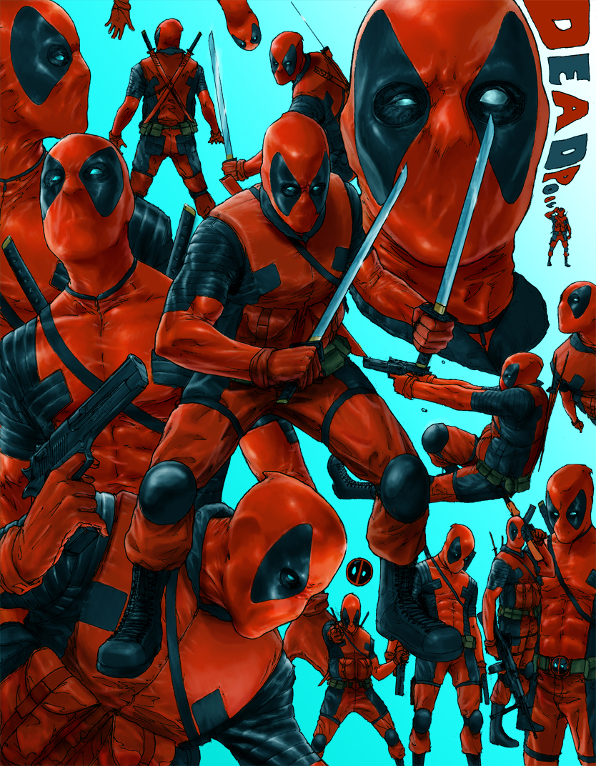 Deadpool Sketchsheet Colored