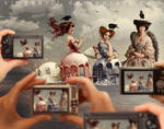 The Photo Shoot (The Three Graces) by KingaBritschgi