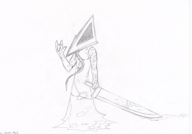 Pyramid Head Silver Pyramid Head by Whitesilver93 on DeviantArt