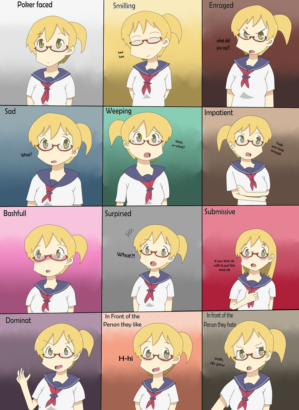 LU expressions meme - Kimiko