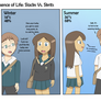 EOL: Slacks Vs. Skirts