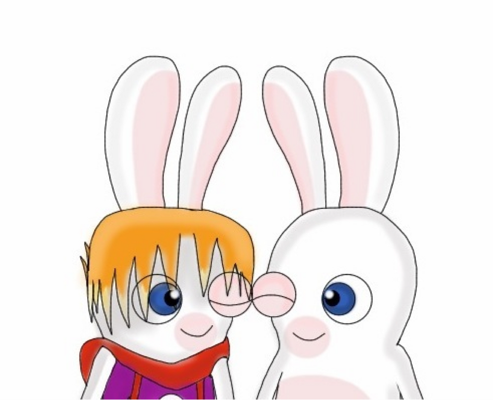 rayman rabbid and rabbid by Missesamy930 on DeviantArt