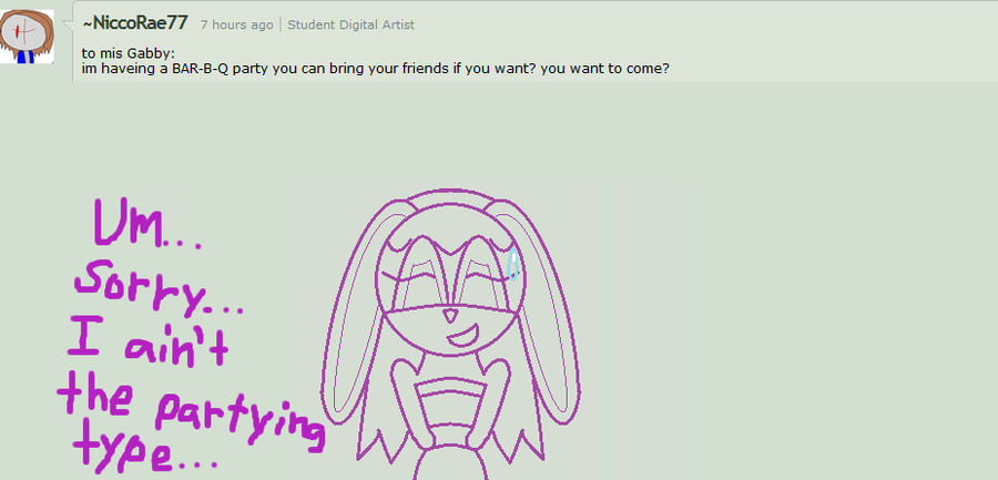 Gabby6 Ask Gabby 6 by BabyBunnyBun on DeviantArt