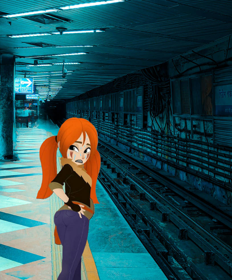 Stalked in the Subway by Wizardman10 on DeviantArt
