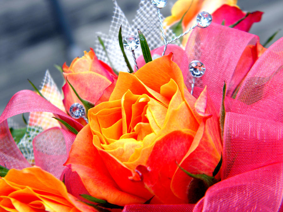 Flowers on my corsage