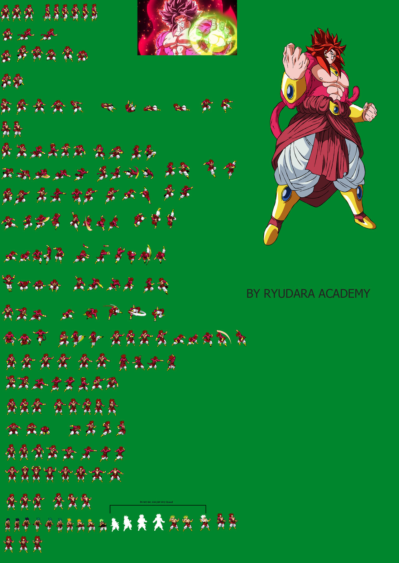 Broly Ssj4 Limit Breaker Sprite Sheet Jus by ryudara323 on DeviantArt
