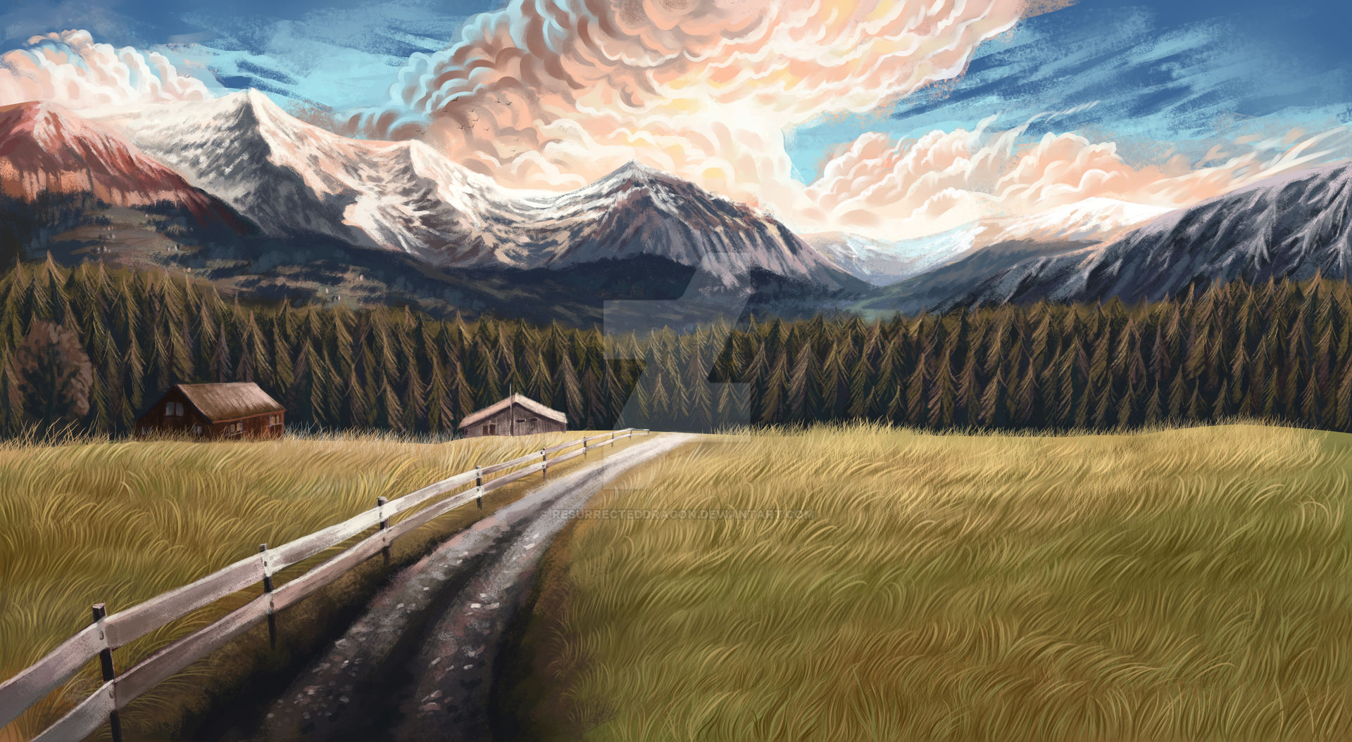 Commission background by ResurrecteDDragon on DeviantArt