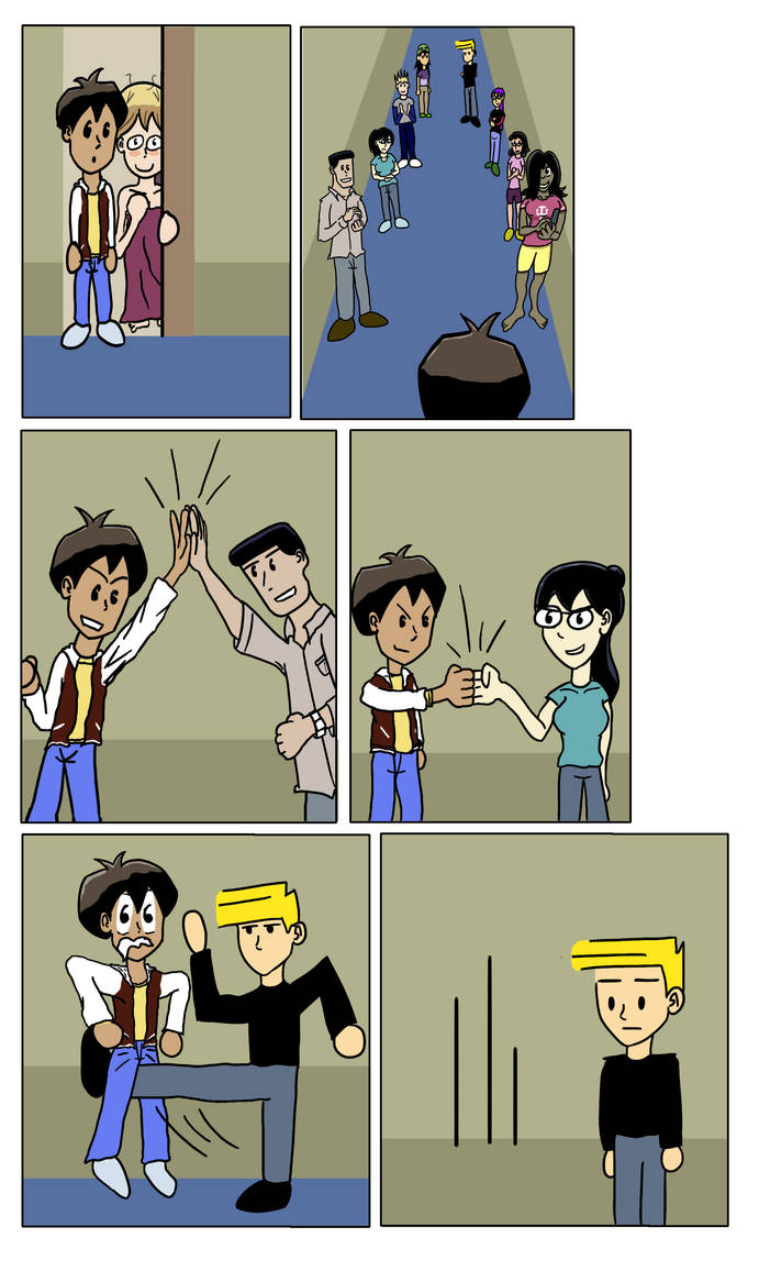 Dumbing of Age fanart - Crowd goes Wild by Sazazezer