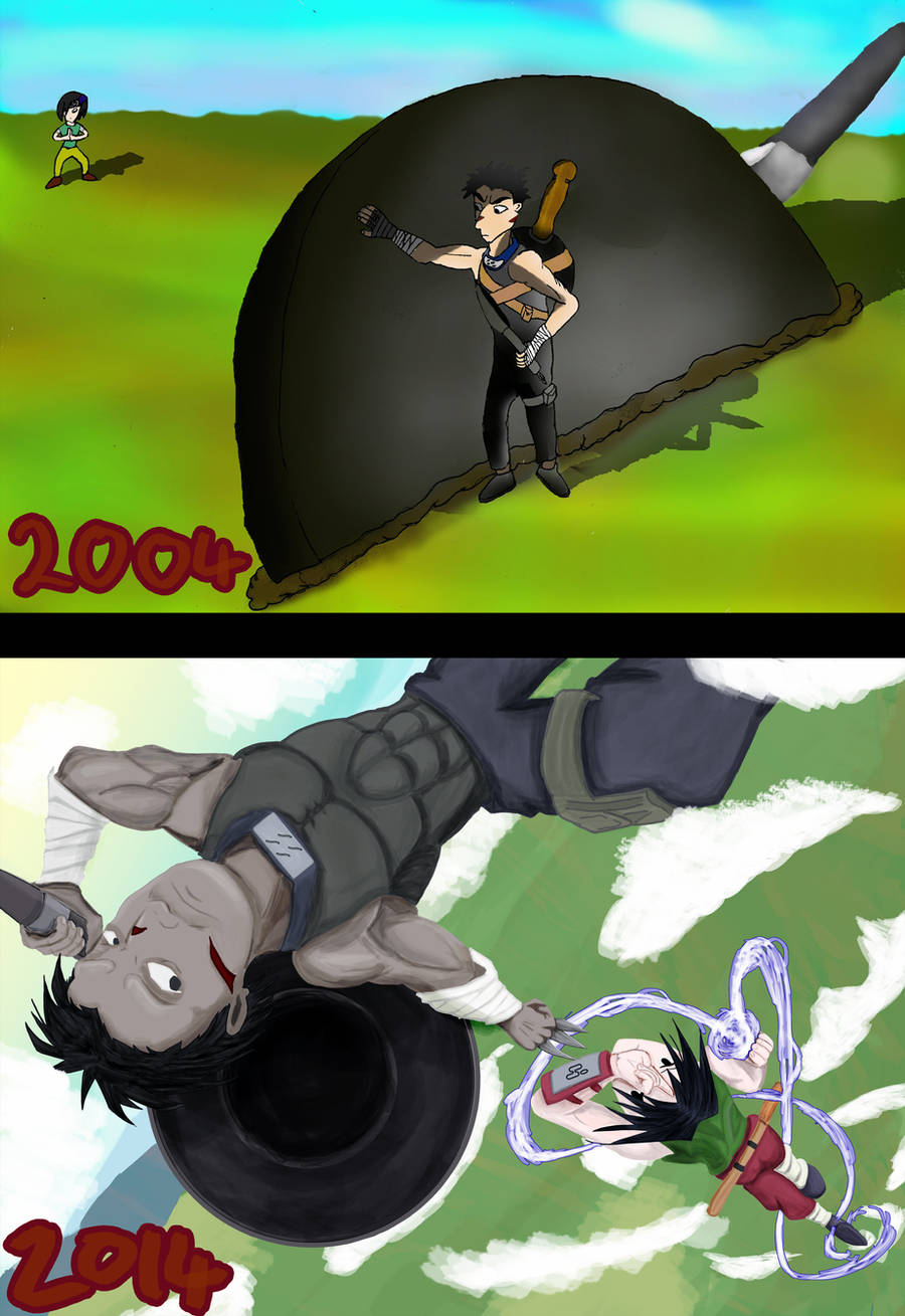Draw this again - Ten years later... by Sazazezer